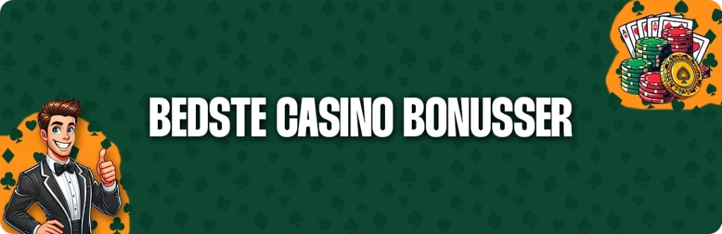 Her kan du se de bedste online casino bonusser i Danmark