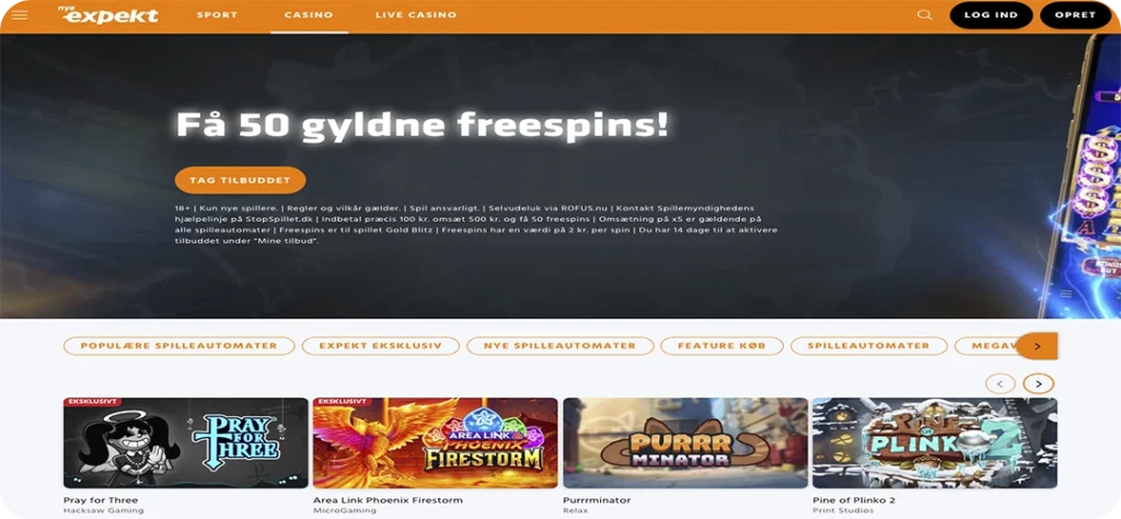 Expekt casino anmeldelse