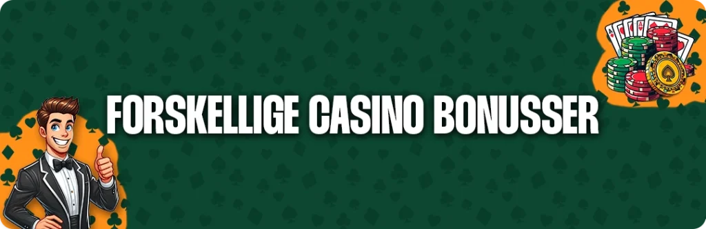 Her kan du lære om de forskellige bonusser du finder på danske casinoer