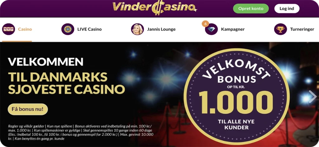 VinderCasino bonus